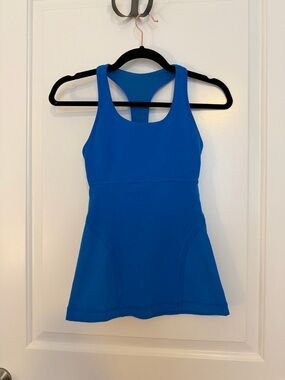 lululemon athletica Blue Racerback Tank